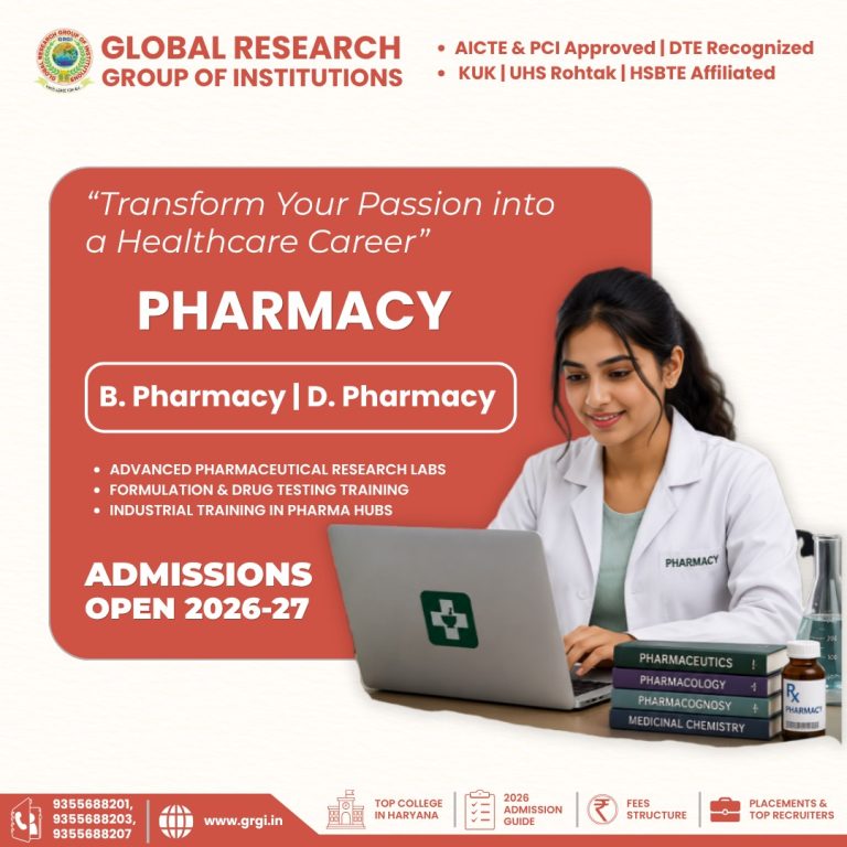 B Pharmacy College in Haryana: Your Complete Guide to Admission, Eligibility, Career & Best College