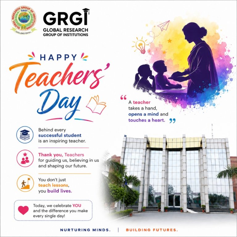 Happy Teachers’ Day 2026 | Celebrating the Inspiring Teachers of GRGI Haryana